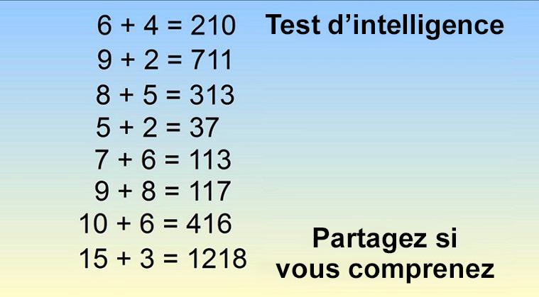 Si vous résolvez ce problème, vous avez probablement un QI supérieur à 150