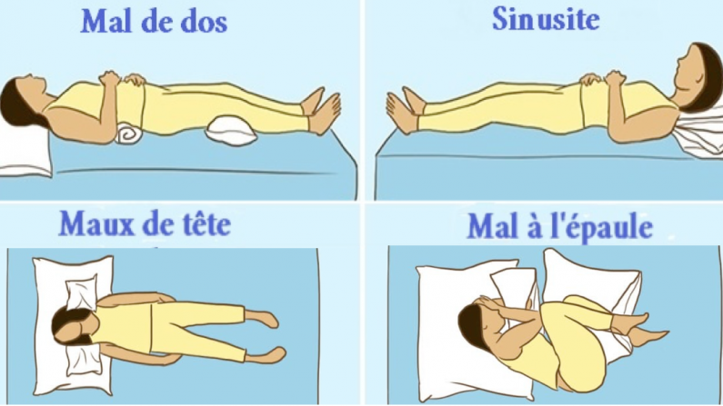 Neuf positions de sommeil pour favoriser le rétablissement