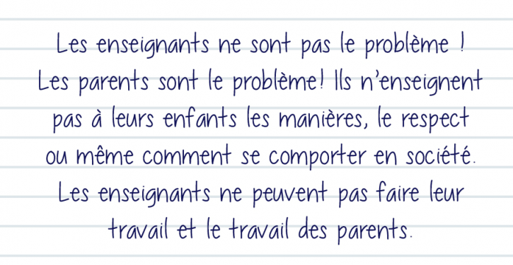 Cette lettre d’un enseignant aux parents est entrain de faire le tour du monde